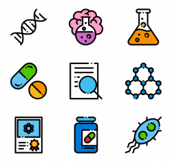 Science research Icons - 175 free vector icons