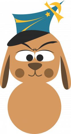 Clipart - Cute dog avatar