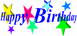 Clipart - happy birthday
