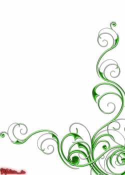 green swirls png by Melissa-tm | border | Pinterest | Scrap, Clip ...