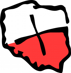 Clipart - Geocaching Poland Shape Logo