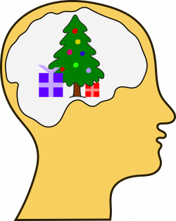Clipart - Thinking of Christmas