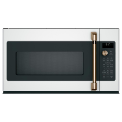 Cafe 1.7 cu. ft. Over the Range Convection Microwave with Sensor Cooking in  Matte White , Fingerprint Resistant