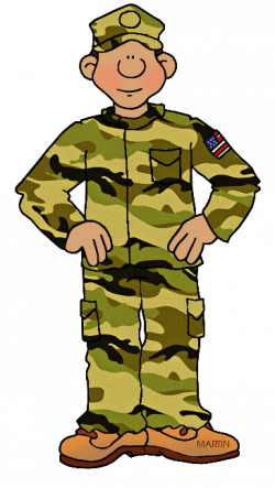 Military Clip Art by Phillip Martin, Army
