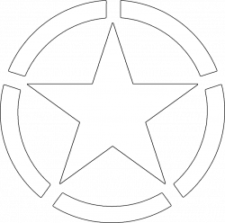 Army Clipart Military Star