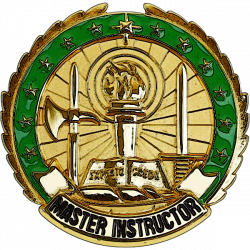 Army Master Instructor Identification Badge | u.s.army ...