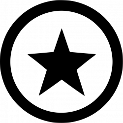 Army Round Sign Star Military Weapon Dot Svg Png Icon Free Download ...
