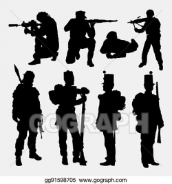 Vector Illustration - Soldier, army, military, training and ...