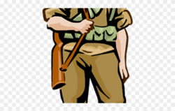 Military Clipart Us Troops - Ww2 Cartoon Soldier Png ...