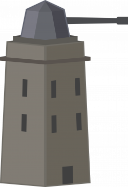 Clipart - anti-air tower or turret