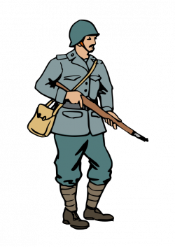 Clipart - Italian soldier of WW2