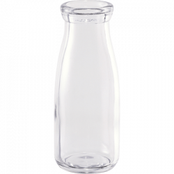 Empty Milk Glass Bottle transparent PNG - StickPNG