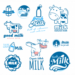 Milk logo design 2222*2222 transprent Png Free Download - Blue ...