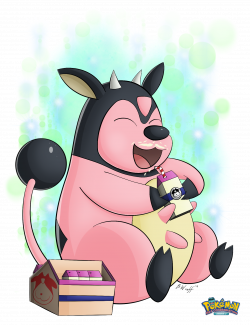 241 Miltank used Milk Drink and Heal Bell in the Game-Art-HQ Pokemon ...