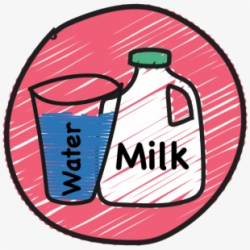 Milk & Water - Water And Milk Clipart #91383 - Free Cliparts ...
