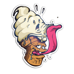 Get your fill of this tasty new sticker set. These stickers are sure ...