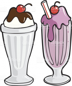 Fresh Milkshake Clipart Design - Digital Clipart Collection