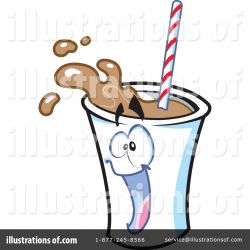 Milkshake Clipart #1371863 - Illustration by Clip Art Mascots