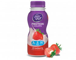 Strawberry Protein Smoothie | Light & Fit®