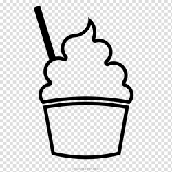 Ice cream Sundae Drawing Cup Milkshake, sundae transparent ...