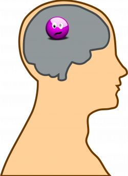 Clipart - Puzzled thought
