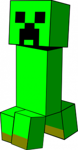 A Creeper from Minecraft! * BOOM * This SVG will blow up your craft ...
