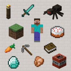 Minecraft Characters Clipart | Simon's 8th | Minecraft ...