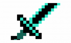 Minecraft Diamond Png Minecraft Sword - Clip Art Library