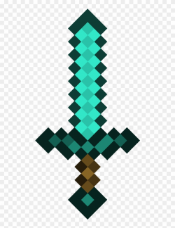 Minecraft Diamond Sword , Png Download - Dibujos De Espadas ...