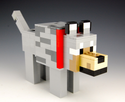 Lego Minecraft Wolf | Bella birthday . | Lego minecraft ...