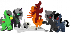 New OC Group: Minecraft Mobs group. by GalaxyAcero on DeviantArt