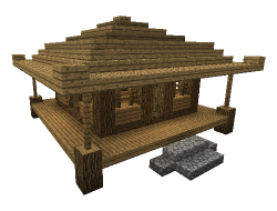Minecraft building tutorial: small Asian-style farming house ...