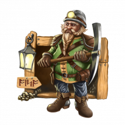Dwarf-Miner by Werlioka.deviantart.com on @DeviantArt | Depths of ...