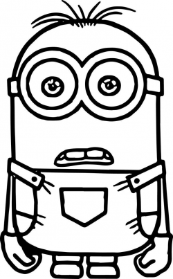 Minion black and white pic minions clipart – Gclipart.com