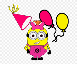 Minion Birthday Party Clipart 6 By Ronald - Cartoon Drawings ...