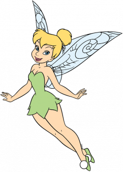 Clip art of Tinker Bell flying #tinkerbell, #disneyfairies ...