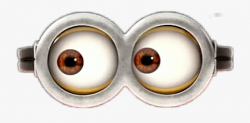 Minions Glasses Snap Snapchat - Minions Eyes Png ...