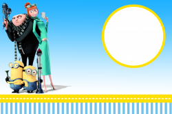 Despicable Me: Invitations and Party Free Printables. | Oh My Fiesta ...