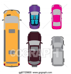 Vector Illustration - A set of five cars. coupe, convertible ...