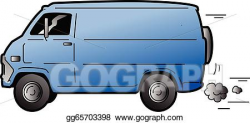 Vector Art - Cool van. Clipart Drawing gg65703398 - GoGraph