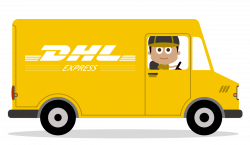 28+ Collection of Courier Van Clipart | High quality, free cliparts ...