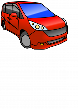 Clipart - Minivan Automobile (color)