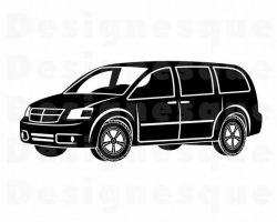 Minivan SVG, Family Car Svg, Minivan Clipart, Minivan Files for Cricut,  Minivan Cut Files For Silhouette, Minivan Png, Dxf, Eps, Vector
