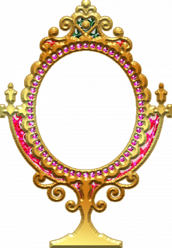Golden-mirror-decorated-frame by GautamDas1992 on DeviantArt