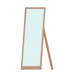 Full-length mirror | Free illustration | Clipart Material | Picture