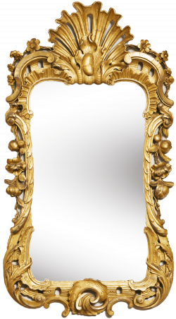 Mirror Gold Frame transparent PNG - StickPNG