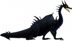 Image - Maleficent- Dragon Form KH.png | Kingdom Hearts Wiki ...