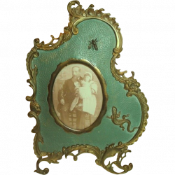 Rare Outstanding c 1880's Brass Photo Frame | Photo picture frames