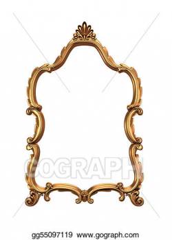 Stock Illustration - Victorian mirror. Clipart gg55097119 ...
