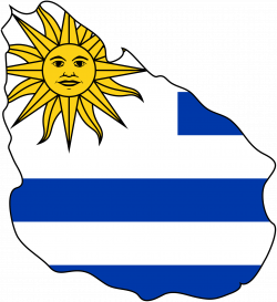 Uruguay Flag Map - Mapsof.net | Uruguay! ~ My LDS Mission Country ...
